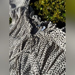 Cute polka dot mini dress